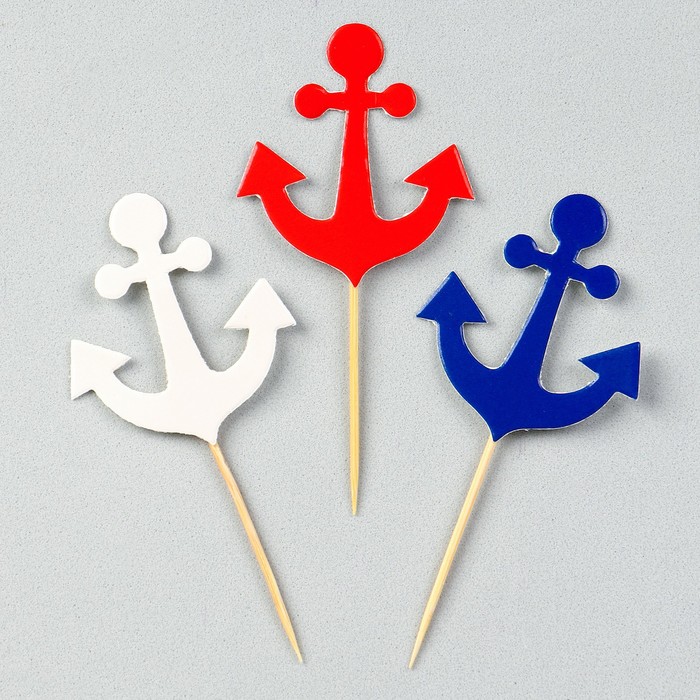 Шпажки «Якорь», набор 9 шт.
