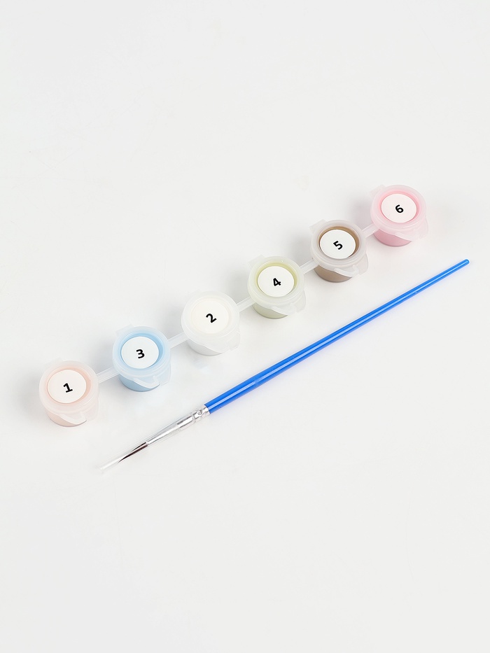 Картина по номерам «Пушистики» 21×15 см