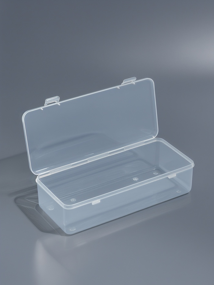 Бокс для хранения, с крышкой, 24×11×6.3 см, прозрачный