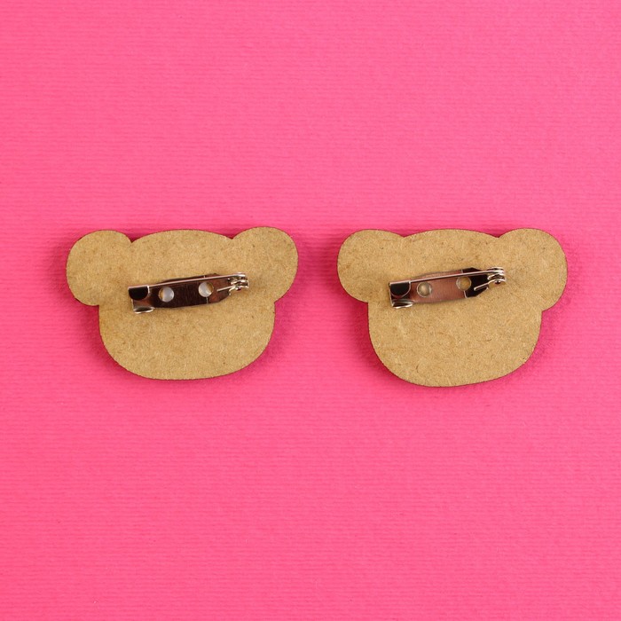 Значки деревянные, неразлучники «Любовь это когда», 2 шт., 8×12 см