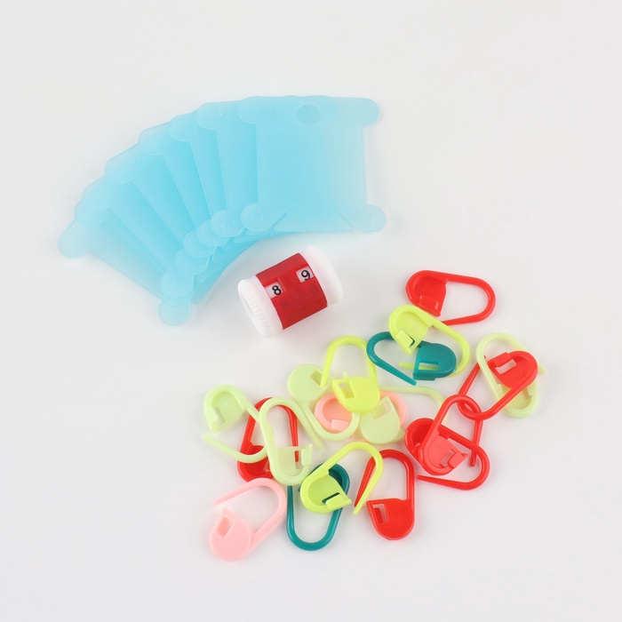 Набор для вязания, 31 предмет, разноцветный