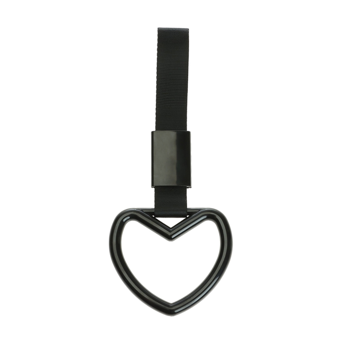 Подвеска для автомобиля, цурикава, JDM «Сердце» 9.5 см, черный