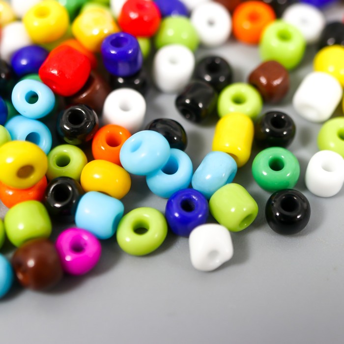Бисер «Ассорти цветное», 6 мм 20 г