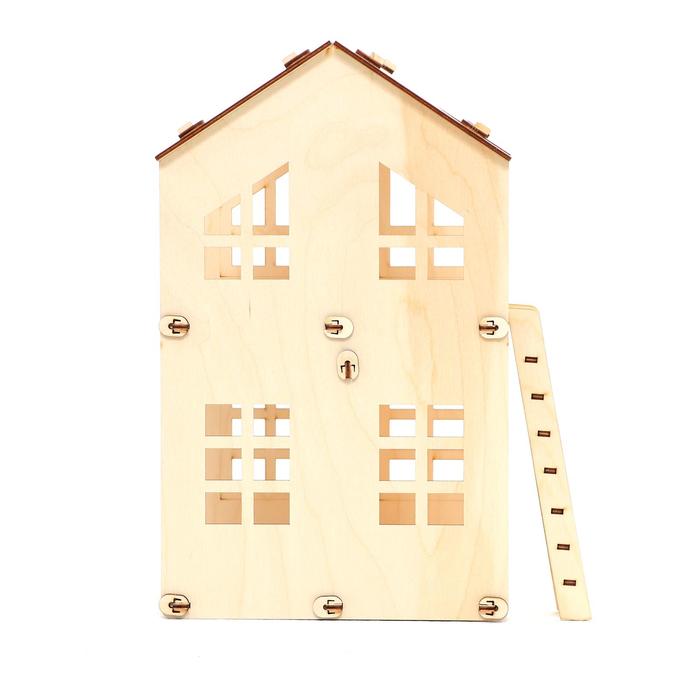 Конструктор из дерева Домик «Счастье»