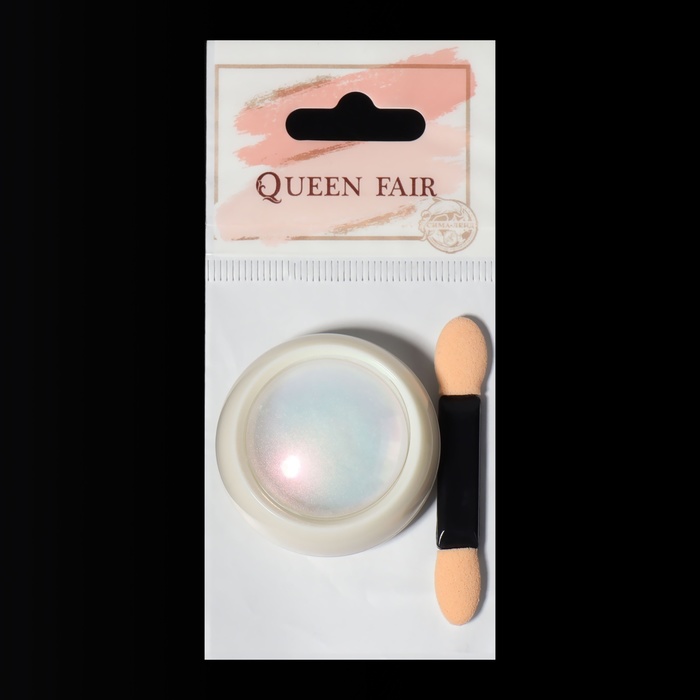 Втирка для ногтей, с аппликатором, радужная аврора