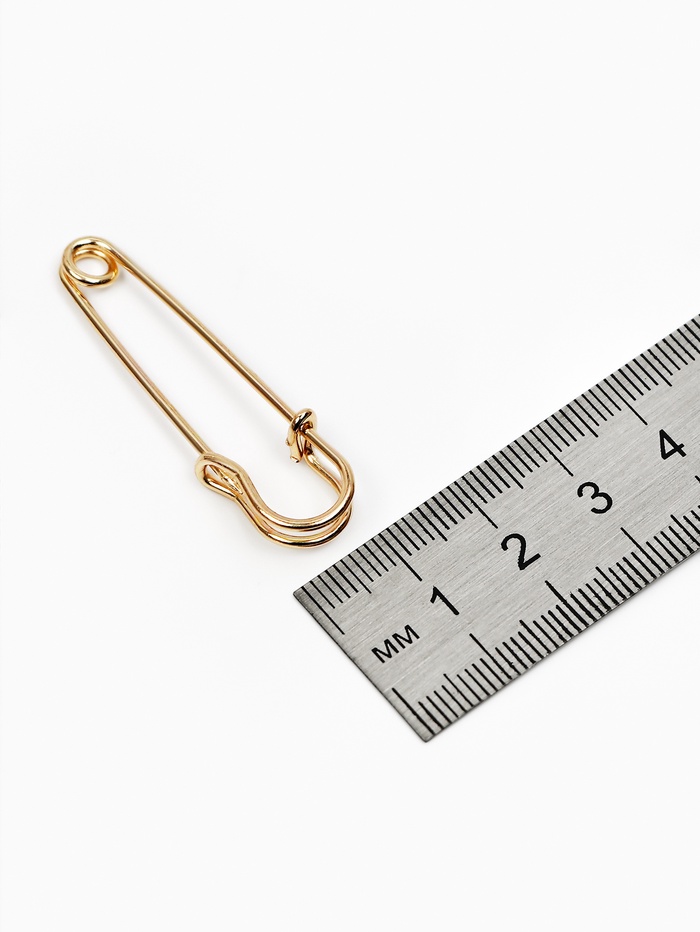 Булавка 4.5×1.2 см (набор 5 шт.), СМ-208-3, цвет золото