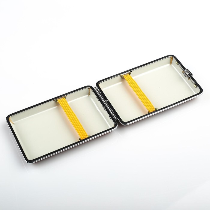 Портсигар «Брок», на 14 сигарет 80 мм, 10×6.5×2 см