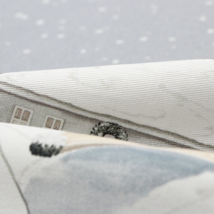 Дорожка «Этель» «Зимняя деревня» 40×149 см, 100% хл, саржа 190 г/м²