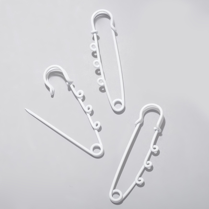 Булавка для подвесок (набор 3 шт.) L=6.5 см, белая