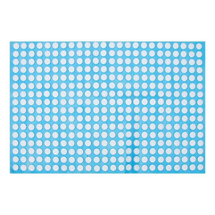 Аппликатор «Кузнецова», 384 колючки, спанбонд, 50×75 см, голубой.