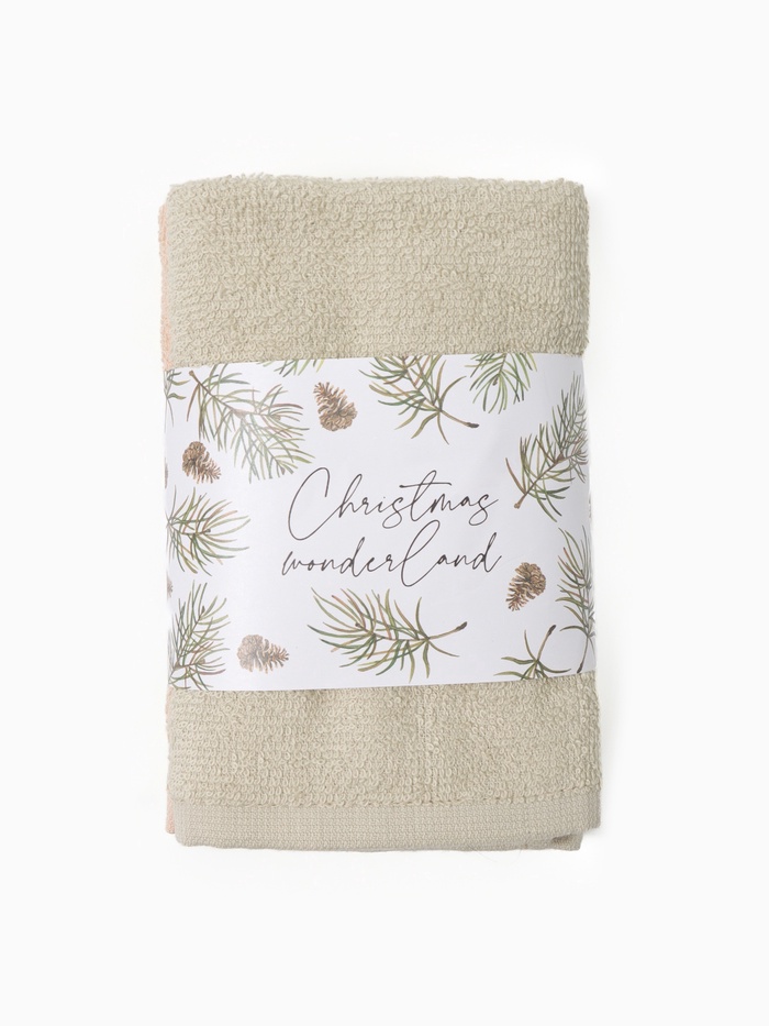 Полотенца махровые «Этель» Wonderland, 30×30 см - 3 шт., 340 г/м², 100% хлопок