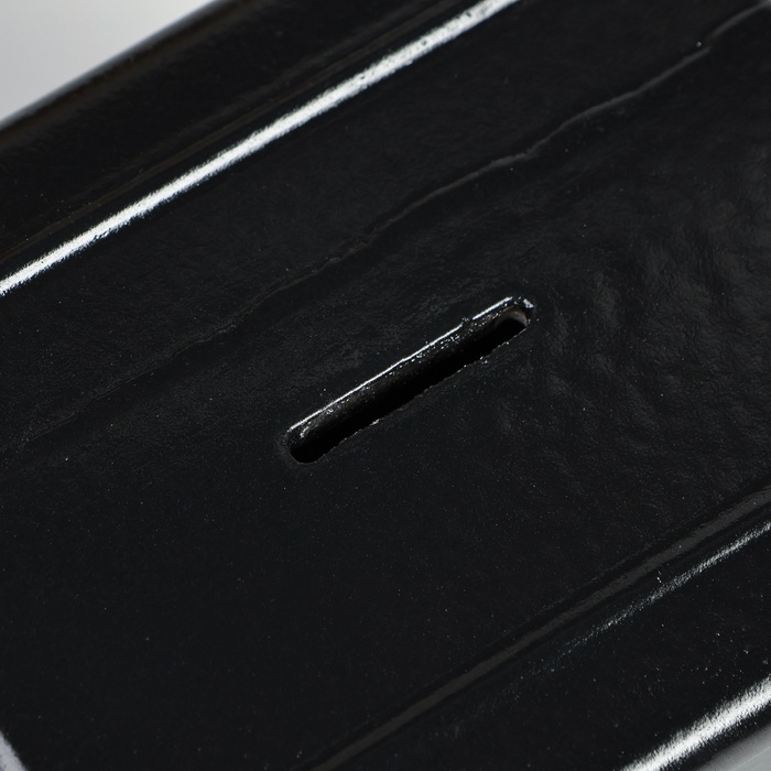 Копилка для денег «Сейф», гипс, чёрный, 12×10×18 см