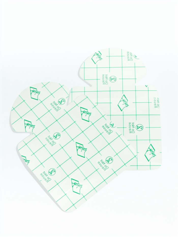 Пластырь для пяток, набор - 2 шт., на клеевой основе, прозрачный