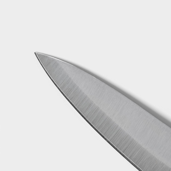 Нож для чистки овощей Доляна «Ринго», лезвие 9 см, бежевый