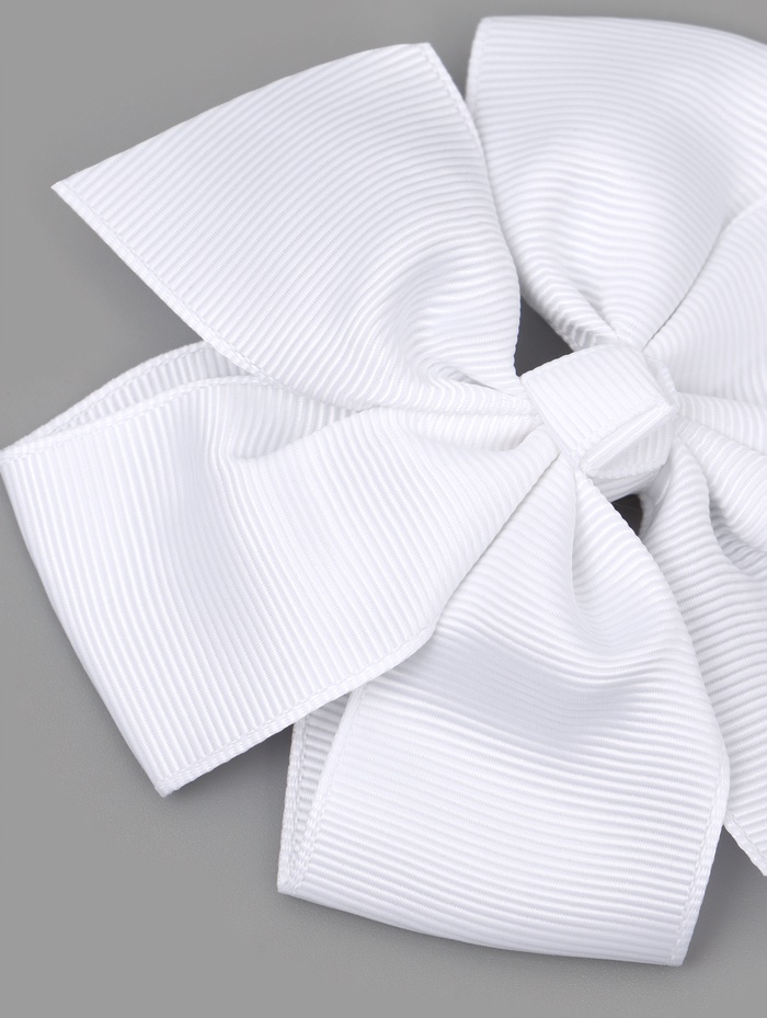 Бант для волос на заколке белый, Принцессы Дисней