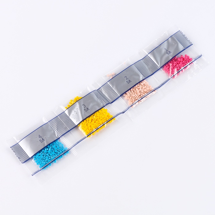 Алмазная вышивка «Харука», 13.7×18.3 см, картон, с частичным заполнением