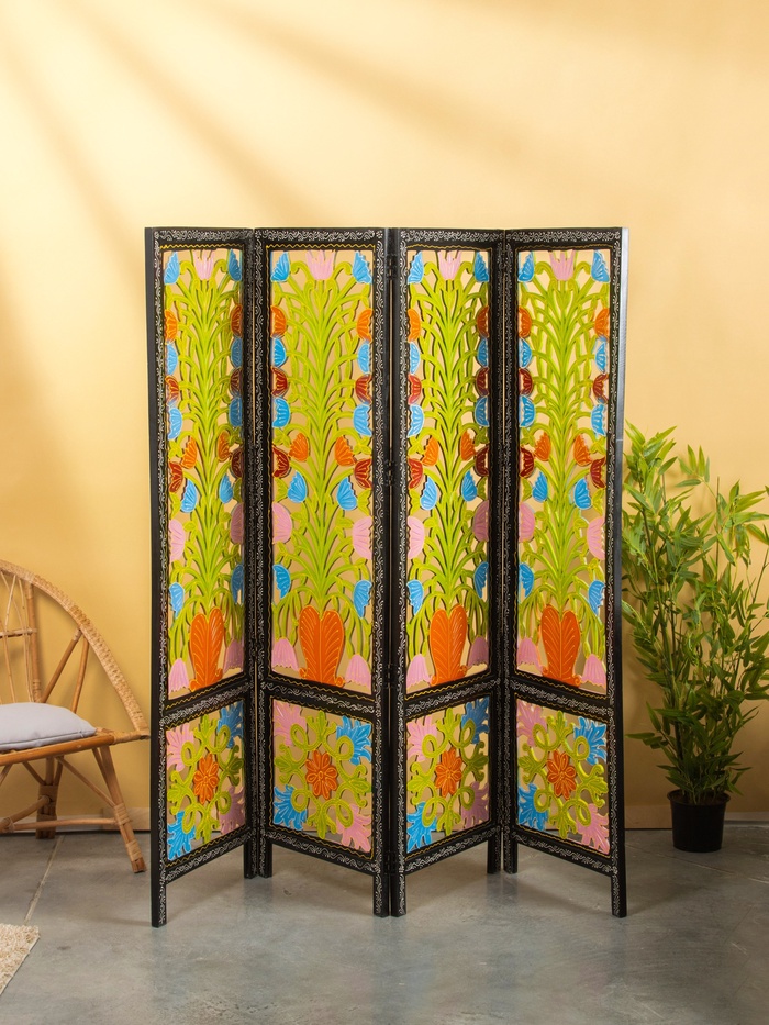 Ширма, 203×2×182 см, дерево