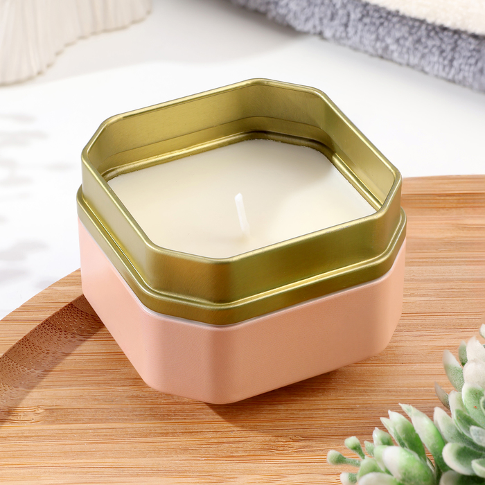 Ароматическая свеча в банке Aromatic Candle лимон, базилик и мандарин, малая