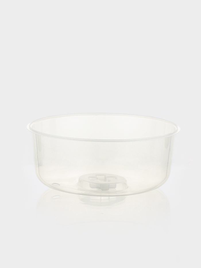 Крышка для СВЧ SparkPlast, d=25 см, h=10.5 см, прозрачная