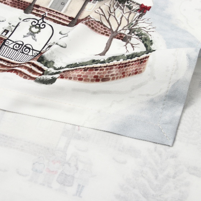 Дорожка «Этель» «Зимняя деревня» 40×149 см, 100% хл, саржа 190 г/м²