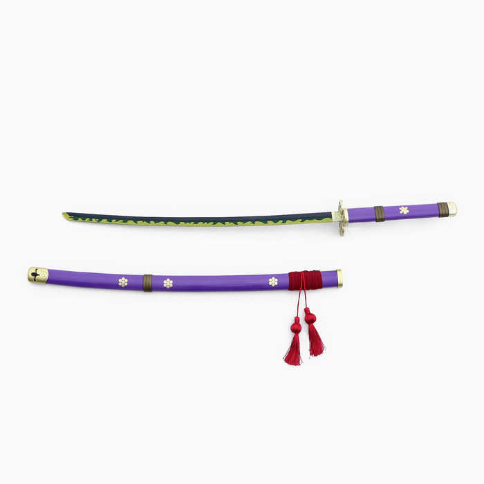 Макет оружия «Сувенирная катана. Энма», 100 см, фиолетовая