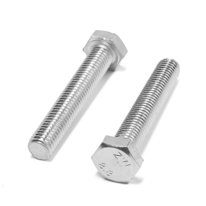 Болт ТУНДРА, оцинкованный, DIN 933, класс прочности 8.8, М12×70 мм, 1 кг.