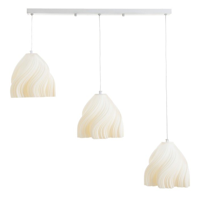 Подвес BayerLux «Годе» 3хЕ14 15 Вт белый 23×23×20-200 см