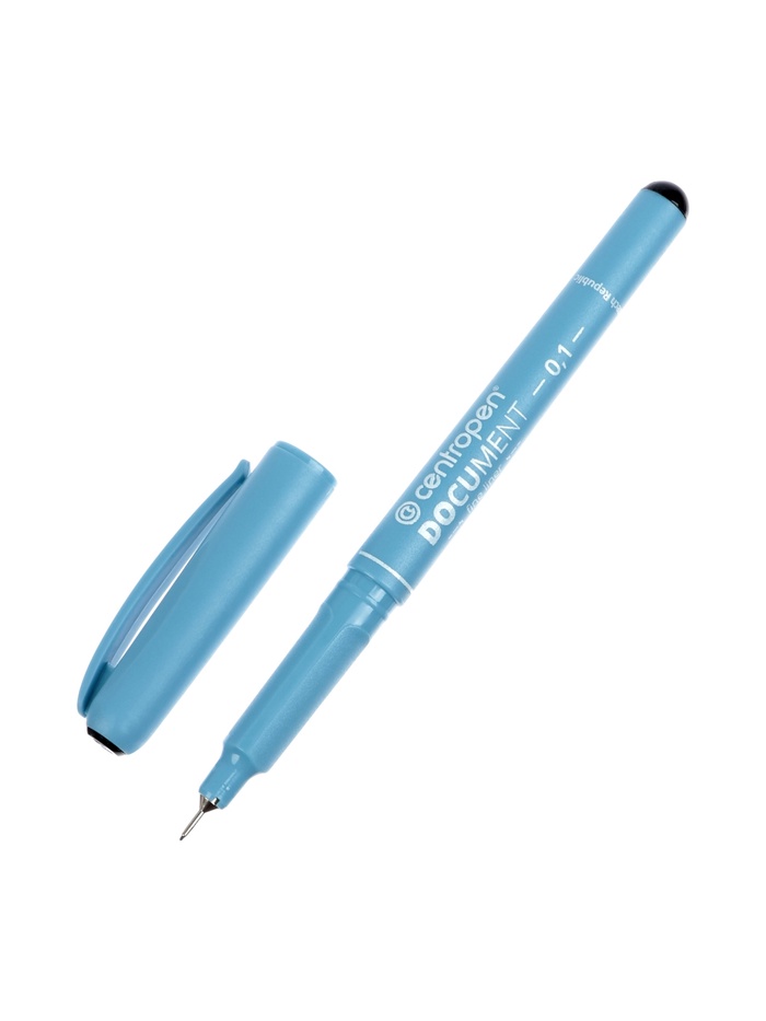 Ручка капиллярная для черчения Centropen 2631, чёрный стержень, узел 0.1 мм