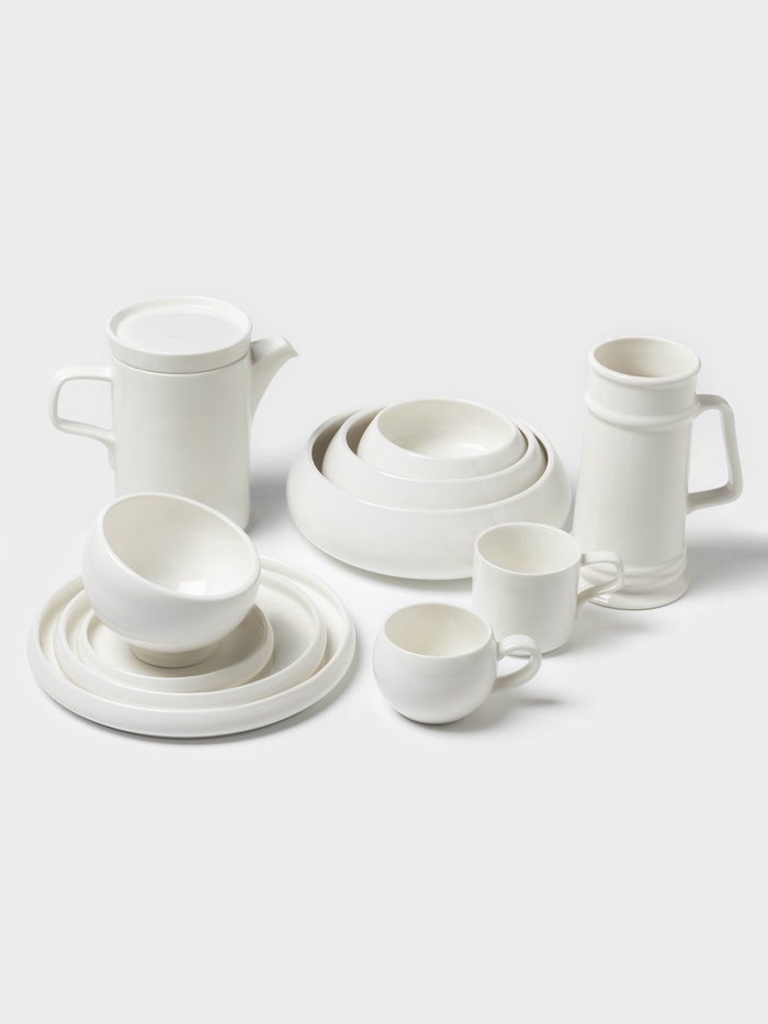 Кружка пивная Magistro OliveQueen, 750 мл, 13×10×18.5 см, фарфор, белая