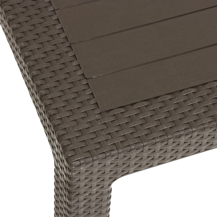 Набор садовой мебели «Ротанг», 4 кресла, стол, коричневый