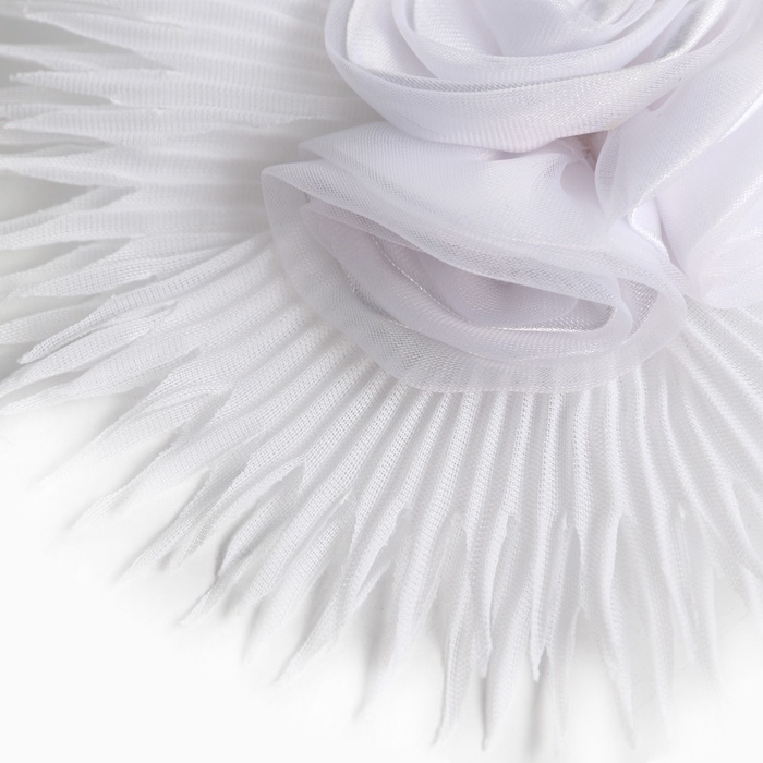 Бант для волос на выпускной, белый, Минни Маус