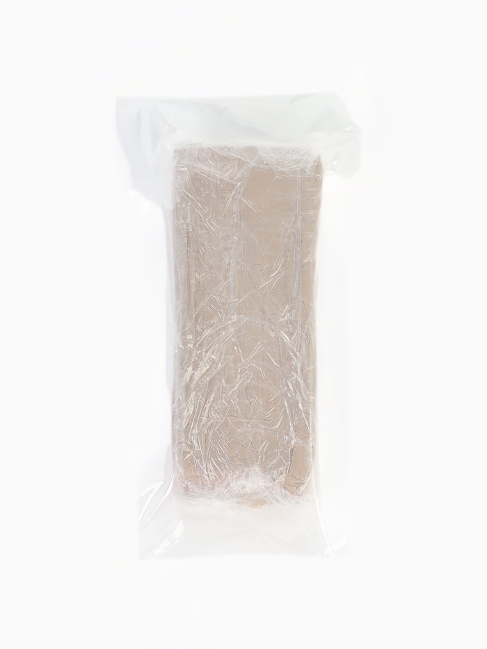 Глина для лепки, белая, вакуумированная 500 гр