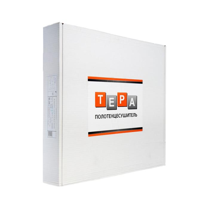 Полотенцесушитель водяной ТЕРА, М-образный, 500×400 мм, с полкой, d=32 мм, наруж. резьба 1"