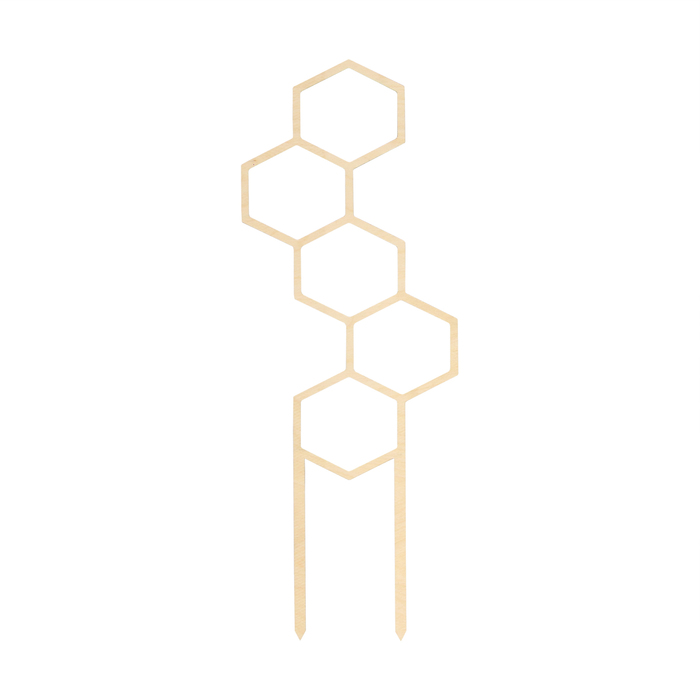 Шпалера, 40×15 см, дерево, «Соты», Greengo