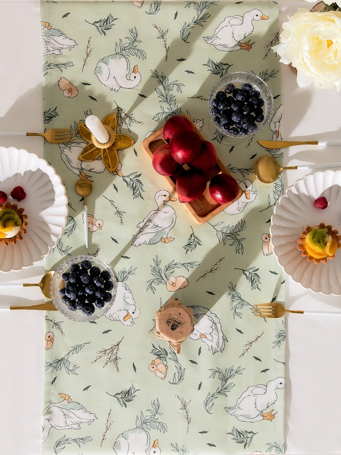 Дорожка на стол «Доляна» Divine day 40×146 см, рогожка 164 г/м², 100% хлопок