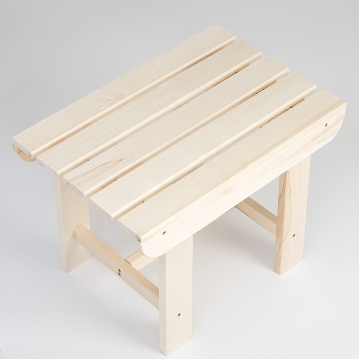 Лавка деревянная, 60×40×43.5 см, липа, «Добропаровъ»