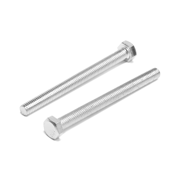 Болт ТУНДРА, оцинкованный, DIN 933, класс прочности 8.8, М6×70 мм, 5 кг