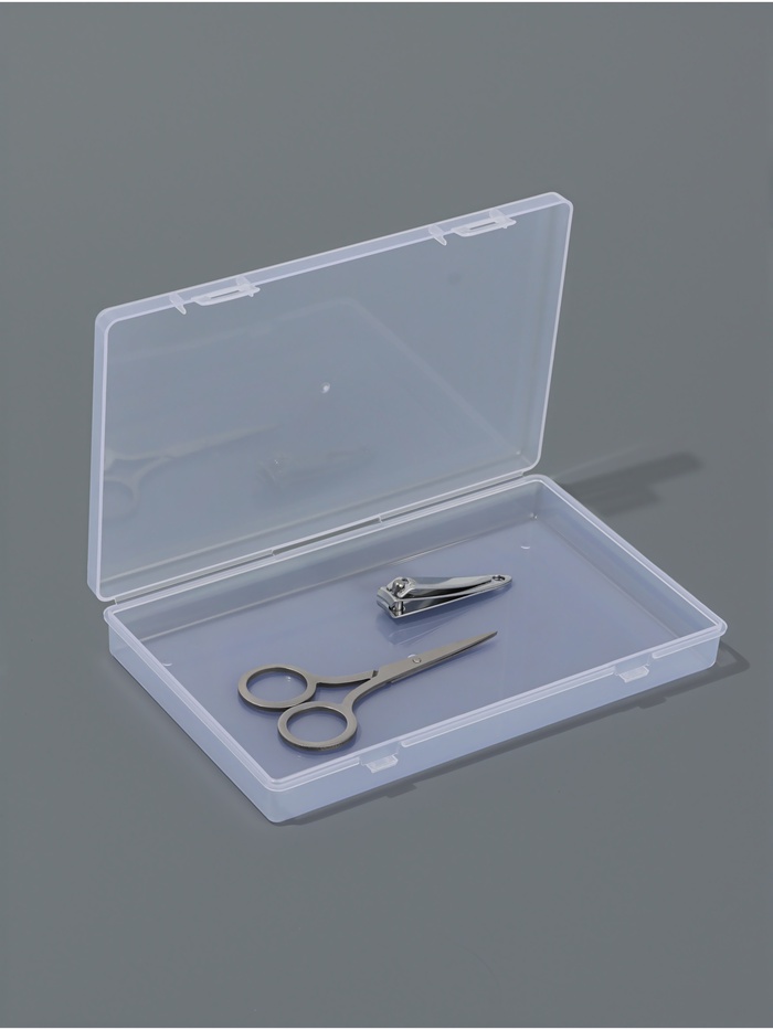 Бокс для хранения мелочей, 17.4×10.8×2.6 см, прозрачный