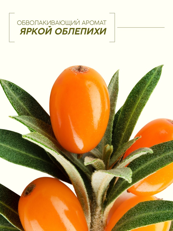 Бальзам для волос с натуральным экстрактом облепихи, экстренное восстановление, 250 мл