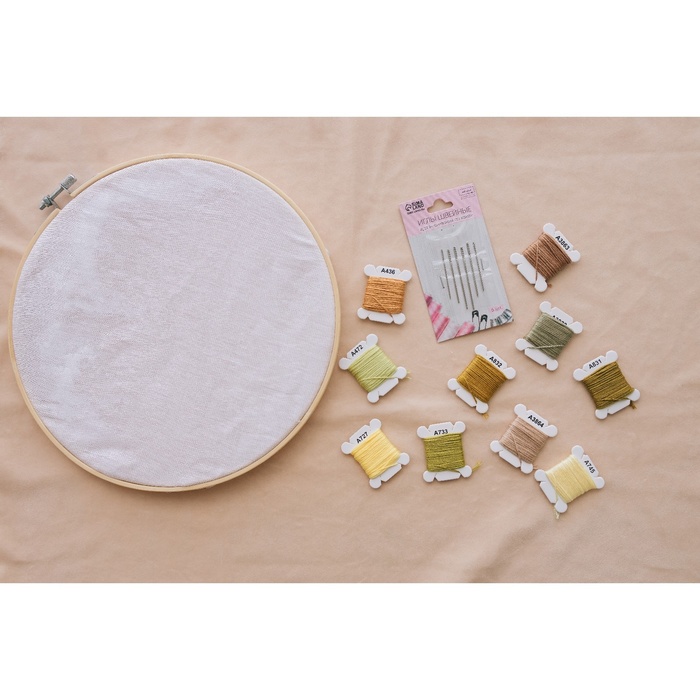 Иглы для вышивания по канве, d=0.76 / 0.94 / 1.05 мм, 3.7 - 4.6 см, 6 шт.