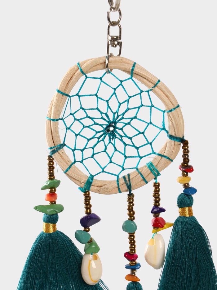 Брелок «Ловец снов», 17 см, бирюзовый