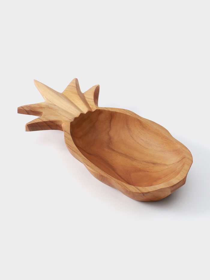 Блюдо «Ананас», 26×14×4.5 см, тиковое дерево