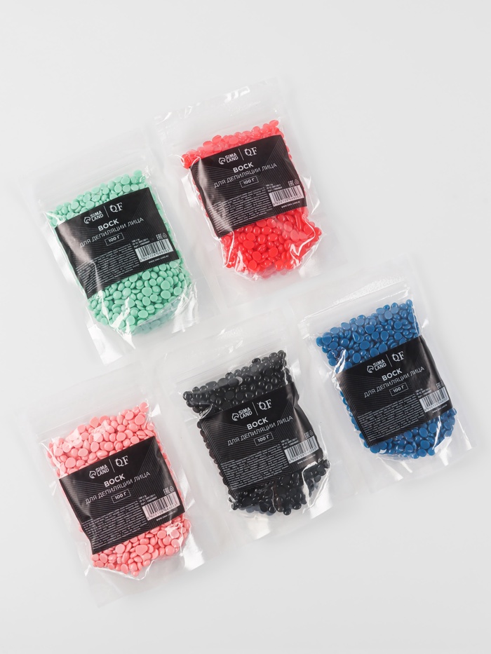 Воск для депиляции лица, 100 г, МИКС