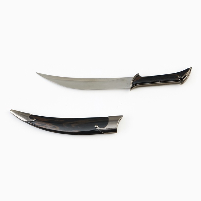 Макет оружия «Сувенирный нож. Узор», чёрный в чехле, пластик, 28 см