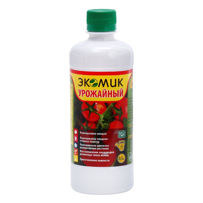 Биоудобрение, стимулятор «Экомик урожайный», для всех видов культур, 500 мл