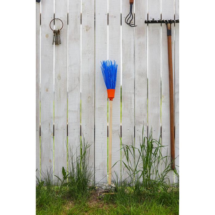 Метла полипропиленовая «Малыш», с черенком, малая, 95 см, МИКС
