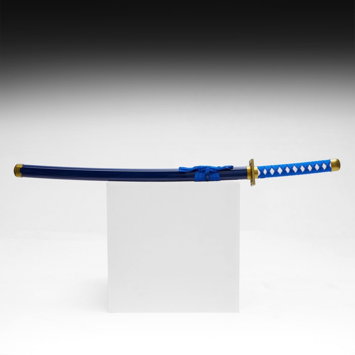 Макет оружия «Сувенирная катана. Бьякуя Кучики», 101 см, клинок 73 см×7 мм, деревянная