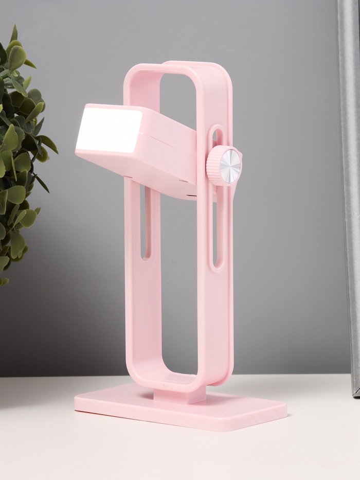 Ночник «Рудс» LED 3 Вт USB АКБ розовый 9×4.8×16 см