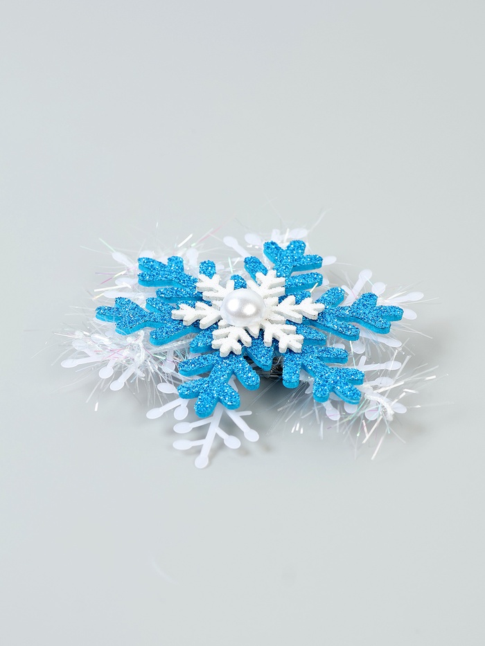 Значок новогодний «Снежинка»