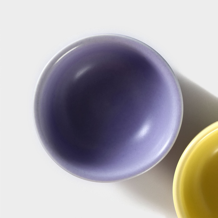 Набор для чайной церемонии «Утро», 5 предметов: 4 пиалы 50 мл, чайник 200 мл, керамика, разноцветный